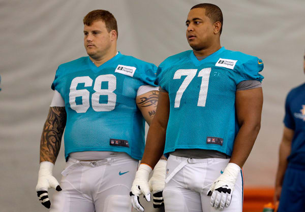Richie Incognito (l.) May have been asked to harass Jonathan Martin by his own coaches.